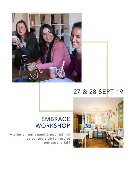Embrace Workshop [27&28 Septembre 2019] - Embrace Planner