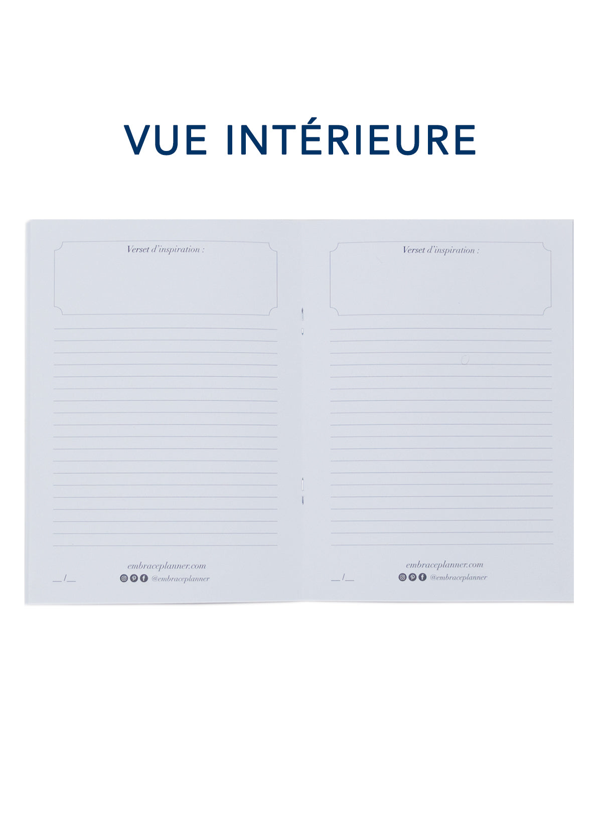 Le Set de 5 Carnets Légers Embrace (+1 Stylo Offert) - Embrace Planner