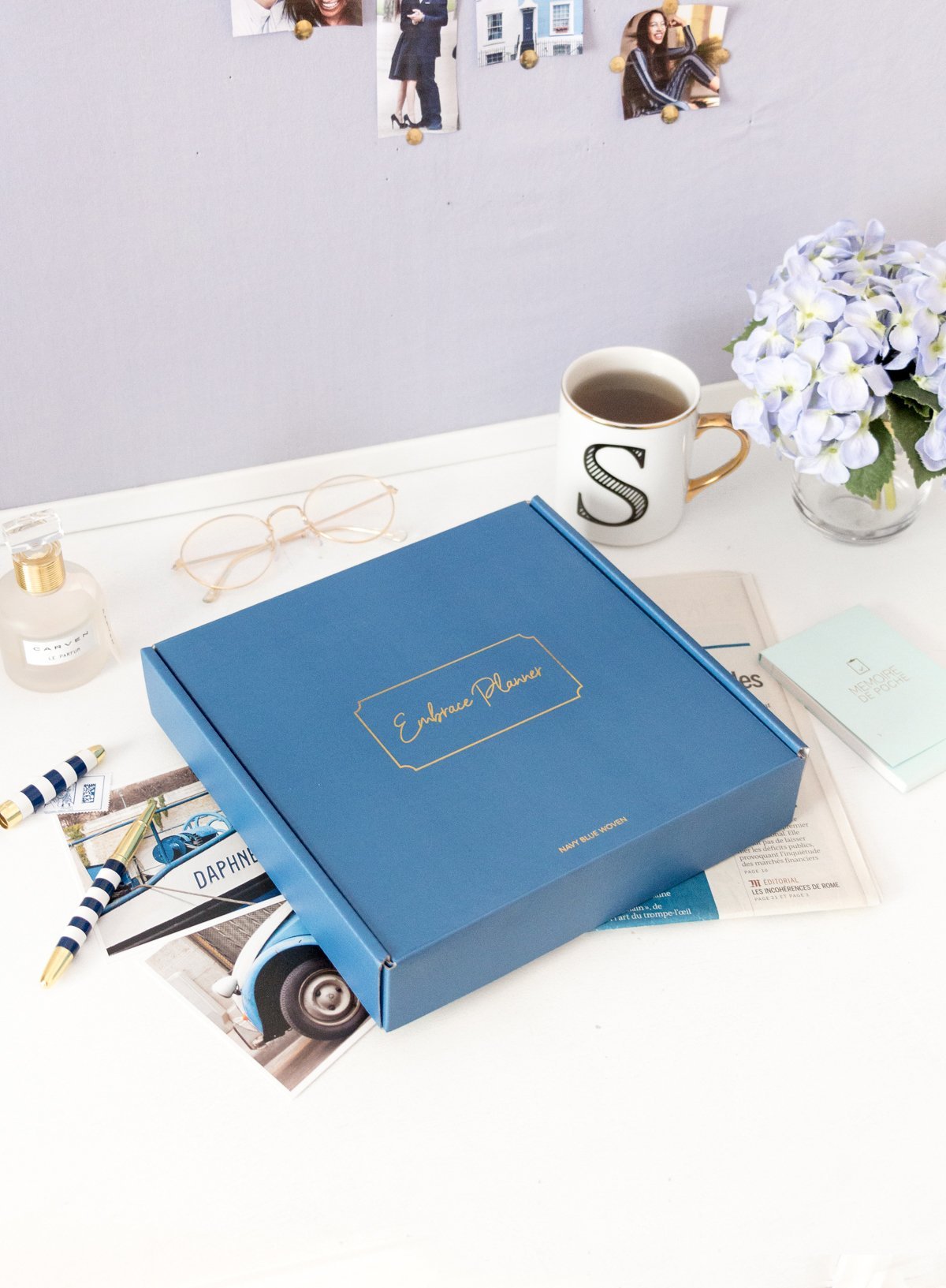 NAVY BLUE WOVEN - Embrace Planner 2020 - Agenda Chrétien - Embrace Planner