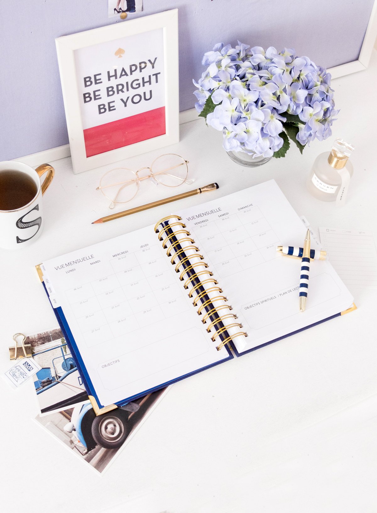 NAVY BLUE WOVEN - Embrace Planner 2020 - Agenda Chrétien - Embrace Planner