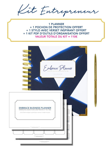 KIT Entrepreneur -  ICONIC STRIPES - Planner Jour 2020 - Embrace Planner